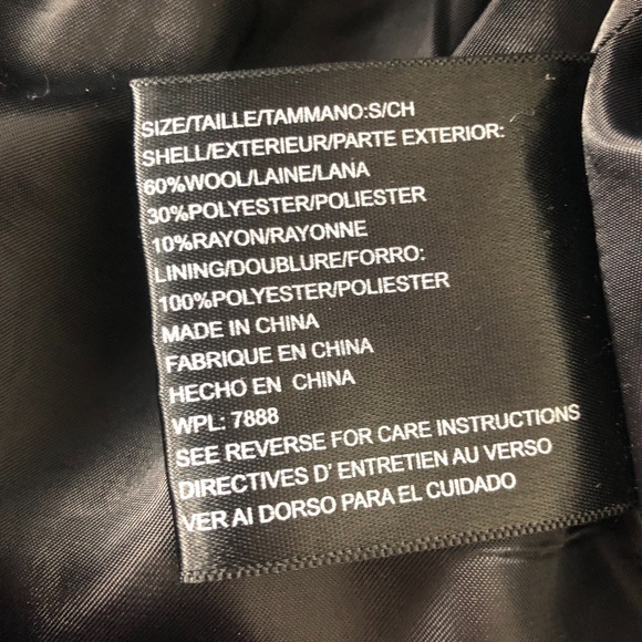 Michael Kors Dark Charcoal Gray Peacoat Jacket - Picture 3 of 7